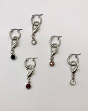 Rhinestone charm single earring
