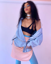 Upcycled O-ring cutout shirt