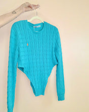 Upcycled bodysuit cotton sweater