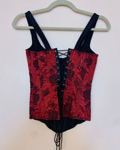 Corsé rosa satinado vino Vampy
