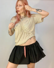 Custom micro mini low rise bubble skirt