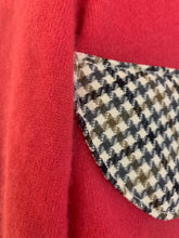 Cropped menswear cup angora sweater