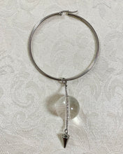 Lucite spike single earring