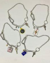 Photo key charm necklace