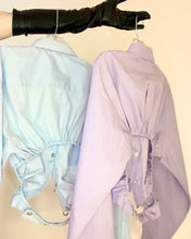 Custom upcycled cutout ruch snap top