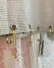 Upcycled grommet mixed hardware button down sample