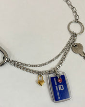 Photo key charm necklace