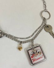 Photo key charm necklace