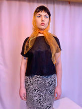 Large sheer square scarf