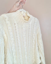 Upcycled bodysuit cotton turtleneck sweater