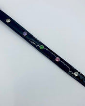 SJ X DBD 黑色漆皮铆钉颈链