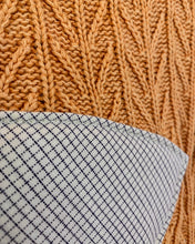 Cropped menswear cup cotton sweater