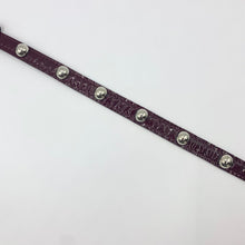 SJ X DBD 牛血色漆皮铆钉颈链