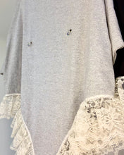 Custom upcyled pierced negligee tee