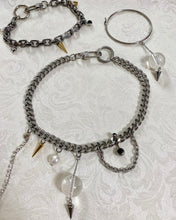 Lucite spike single earring