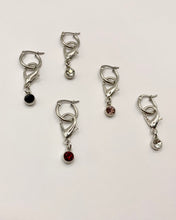 Rhinestone charm single earring
