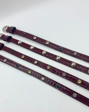SJ X DBD 牛血色漆皮铆钉颈链