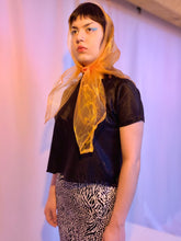 Large sheer square scarf