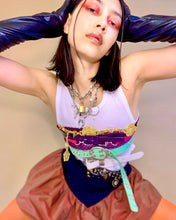 Custom taffeta bubble yoke skirt