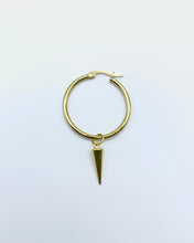 Assorted spike & lock single earring