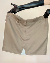 Upcycled double heart skirt