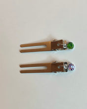 Embellished barrettes set of 2