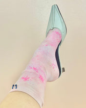 Pierced pink jaw breaker socks