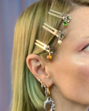 Embellished barrettes set of 2