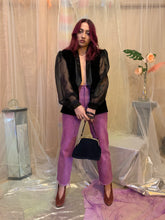 Wranglers púrpura-malva teñidos a mano