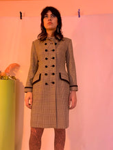 Vestido blazer de terciopelo a cuadros Glen