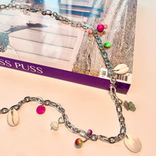 Cinturón/collar de concha perforado personalizado