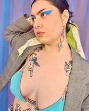 Pendiente individual con llave perforada