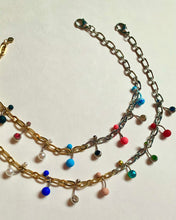 Curved barbell necklace