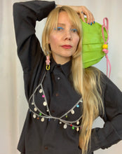 Custom shell chain bra top