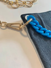 定制升级版牛仔布双色腰包