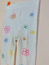 Hand drawn daisy tights