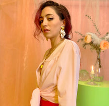 Top de pijama color melocotón pastel