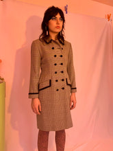 Vestido blazer de terciopelo a cuadros Glen
