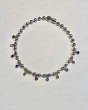 Collar con cadena de bolas de strass