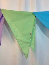 Bufanda triangular con aretes SJ X COC - verde
