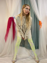 荧光扎染连裤袜