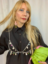 Custom shell chain bra top