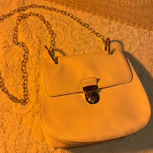 Textured off-white chain bag