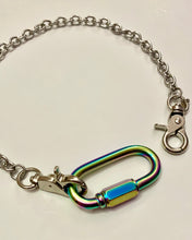 Cadena de bloqueo de mosquetón arcoíris