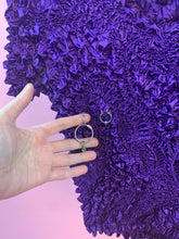 镂空紫色爆米花顶