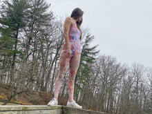 再生棉糖扎染连裤袜