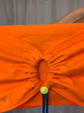 Top halter de chatarra personalizado hecho a mano