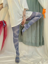 牛仔扎染连裤袜