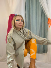 橘色扎染连裤袜