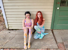 回收独角兽扎染连裤袜